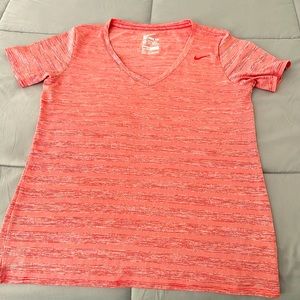 Nike womens dri-fit tshirt v neck